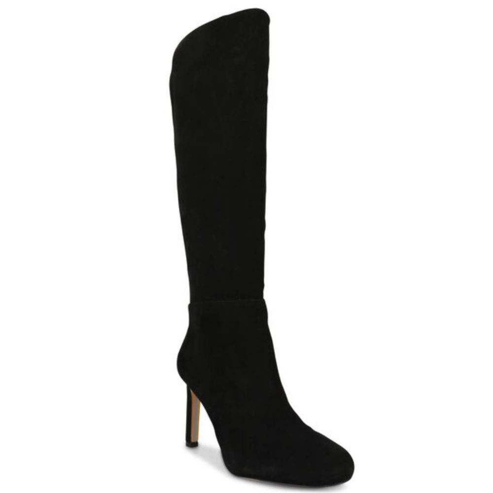 🌸SAM EDELMAN🌸  Shauna Knee High Suede Boot In Black  Size: 6